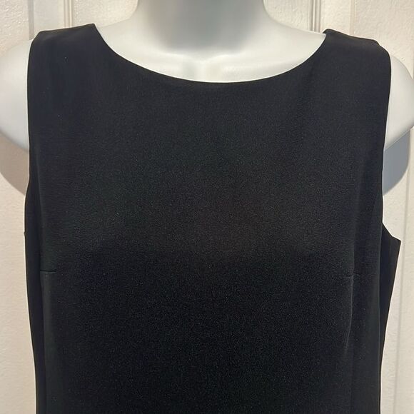 Loft Ann‎ Taylor Black Sleeveless Shift Dress Size 8P - Picture 2 of 10